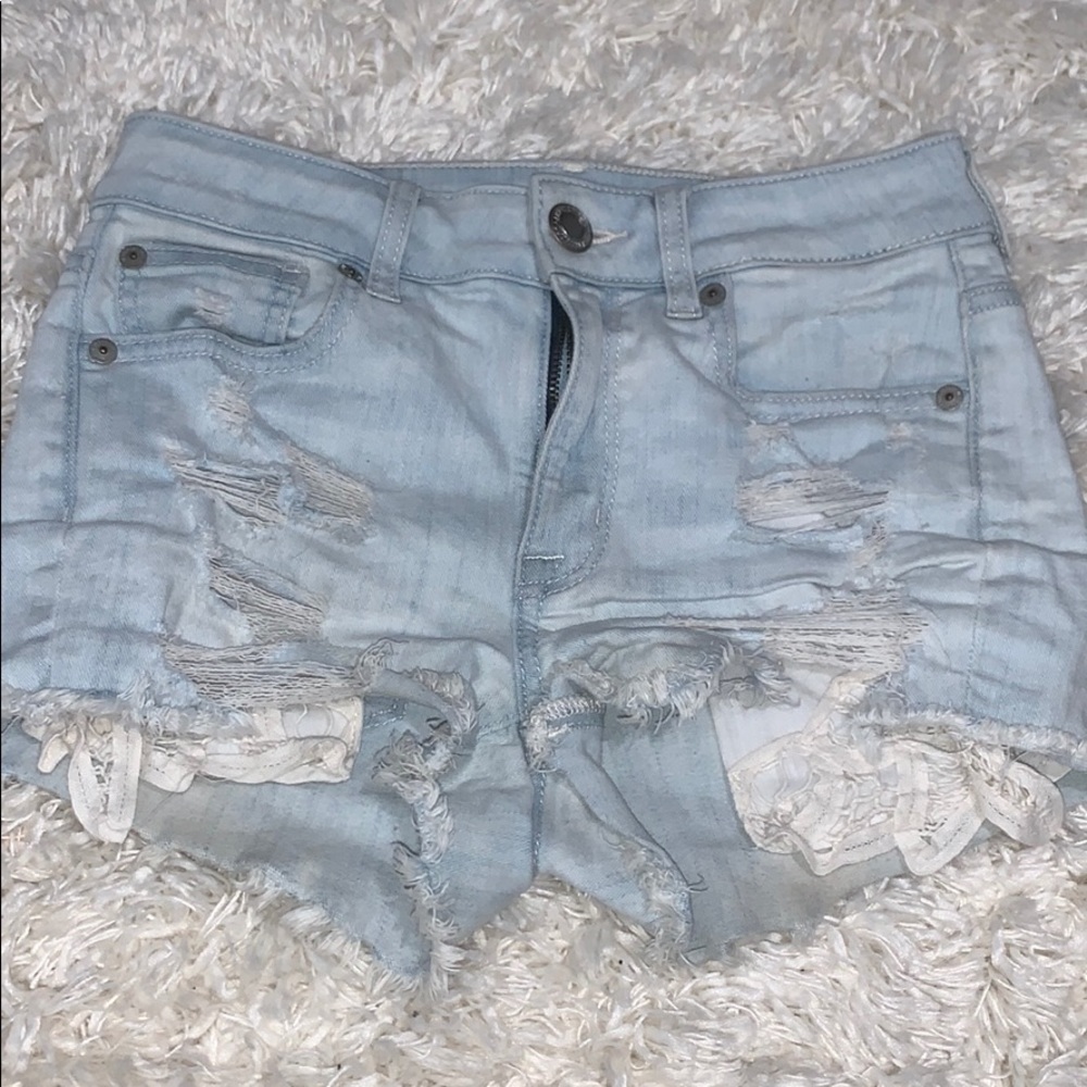 American eagle jean shorts